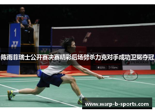 陈雨菲瑞士公开赛决赛精彩后场劈杀力克对手成功卫冕夺冠